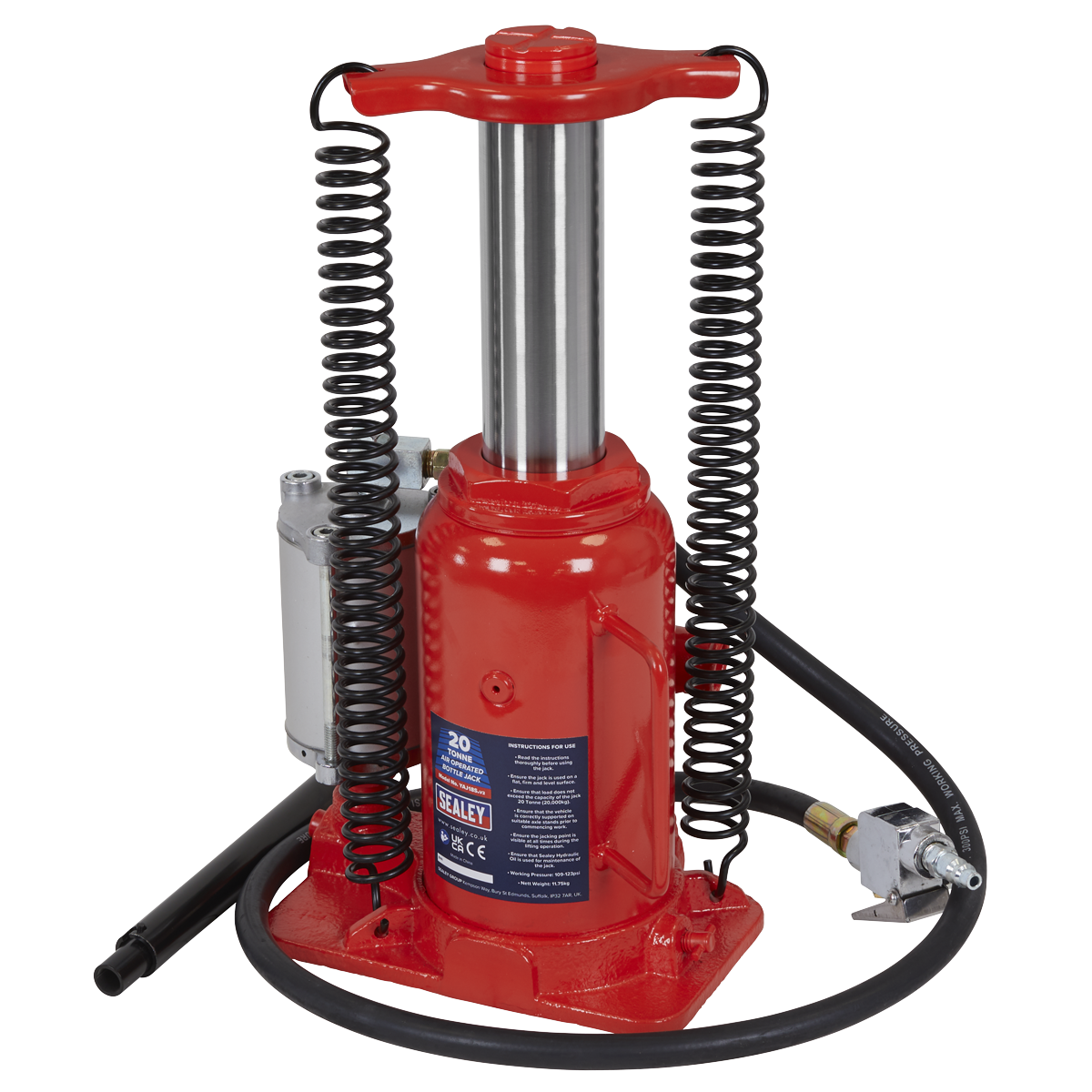 Sealey YAJ18S Air Operated Bottle Jack 20tonne