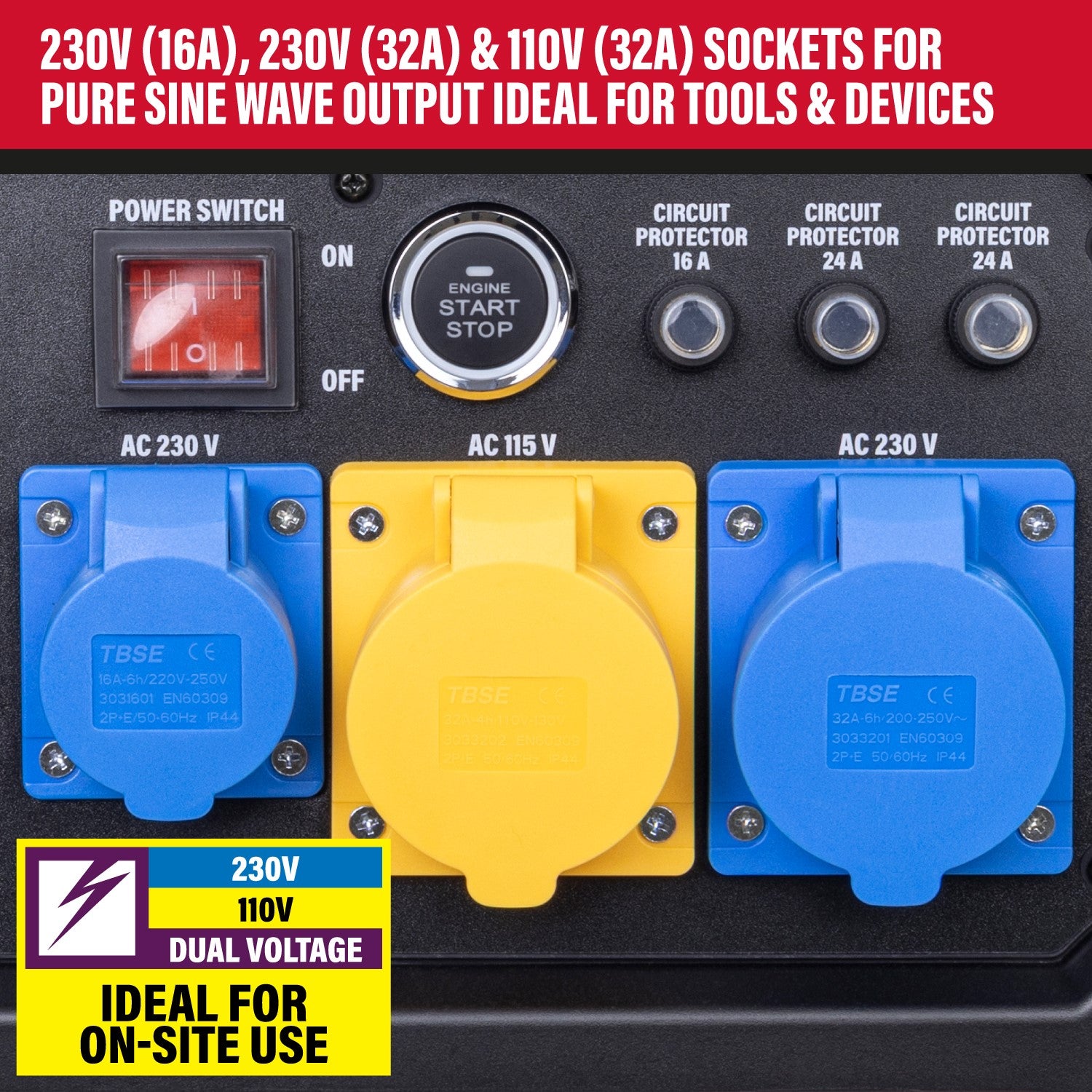 SIP 25404 MEDUSA ISG5800 Digital Inverter Generator