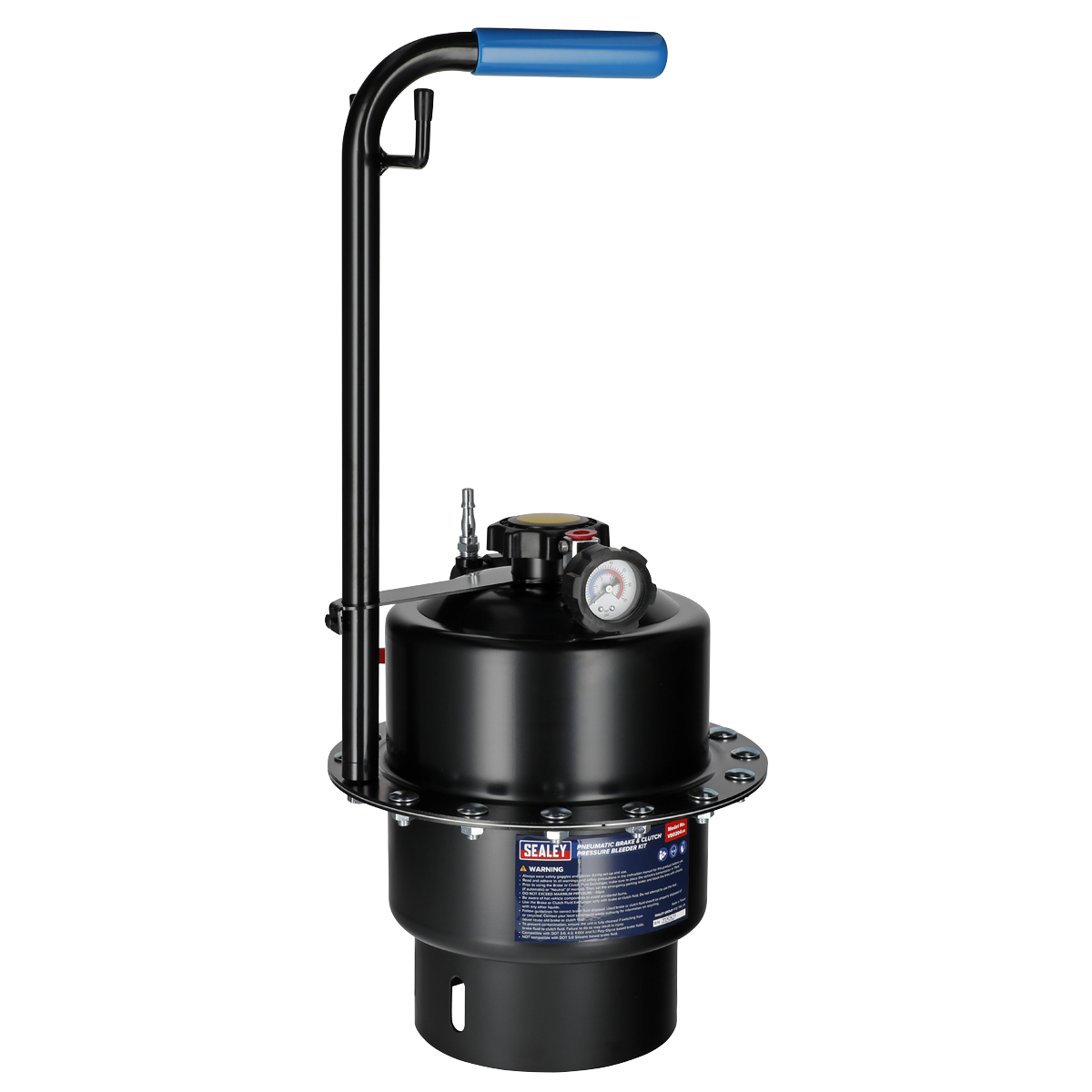 Sealey VS0204 Pneumatic Brake & Clutch Pressure Bleeder Kit 5L