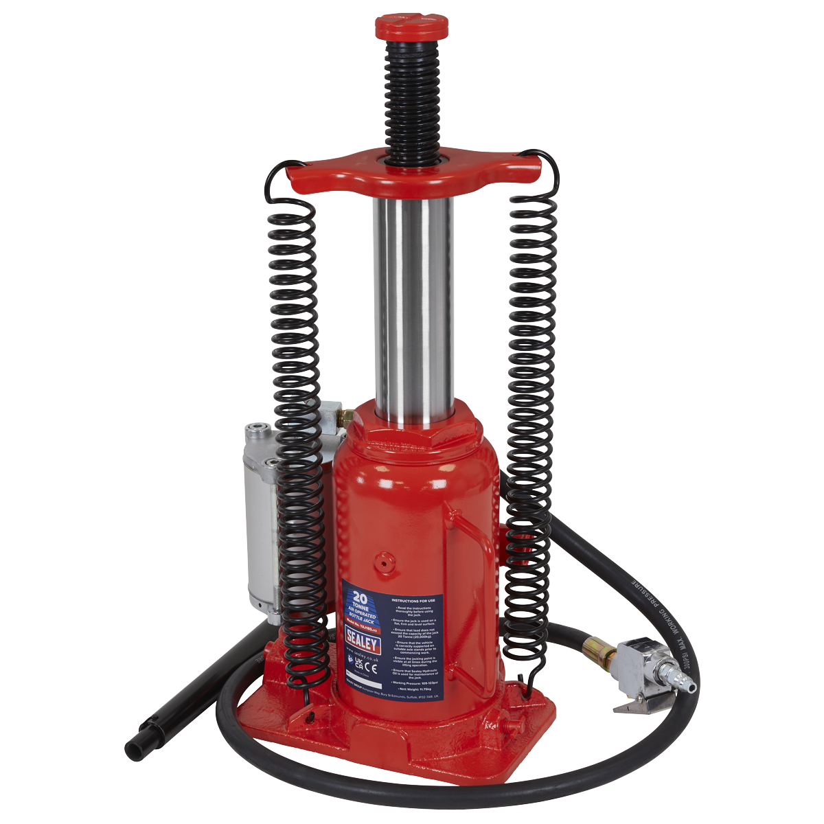 Sealey YAJ18S Air Operated Bottle Jack 20tonne