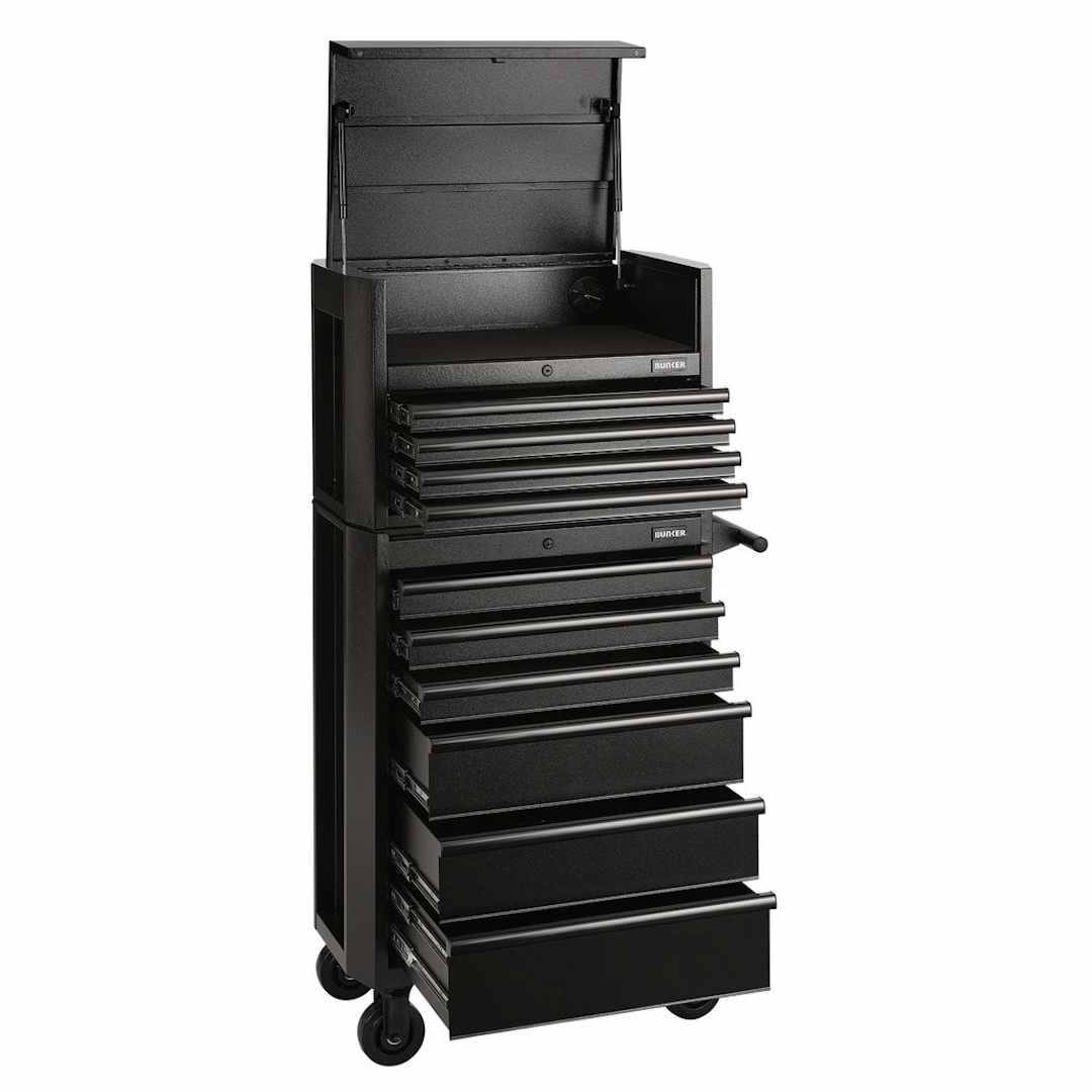 BUNKER 24247 10 Drawer Combined Roller Cabinet and Tool Chest, 26"