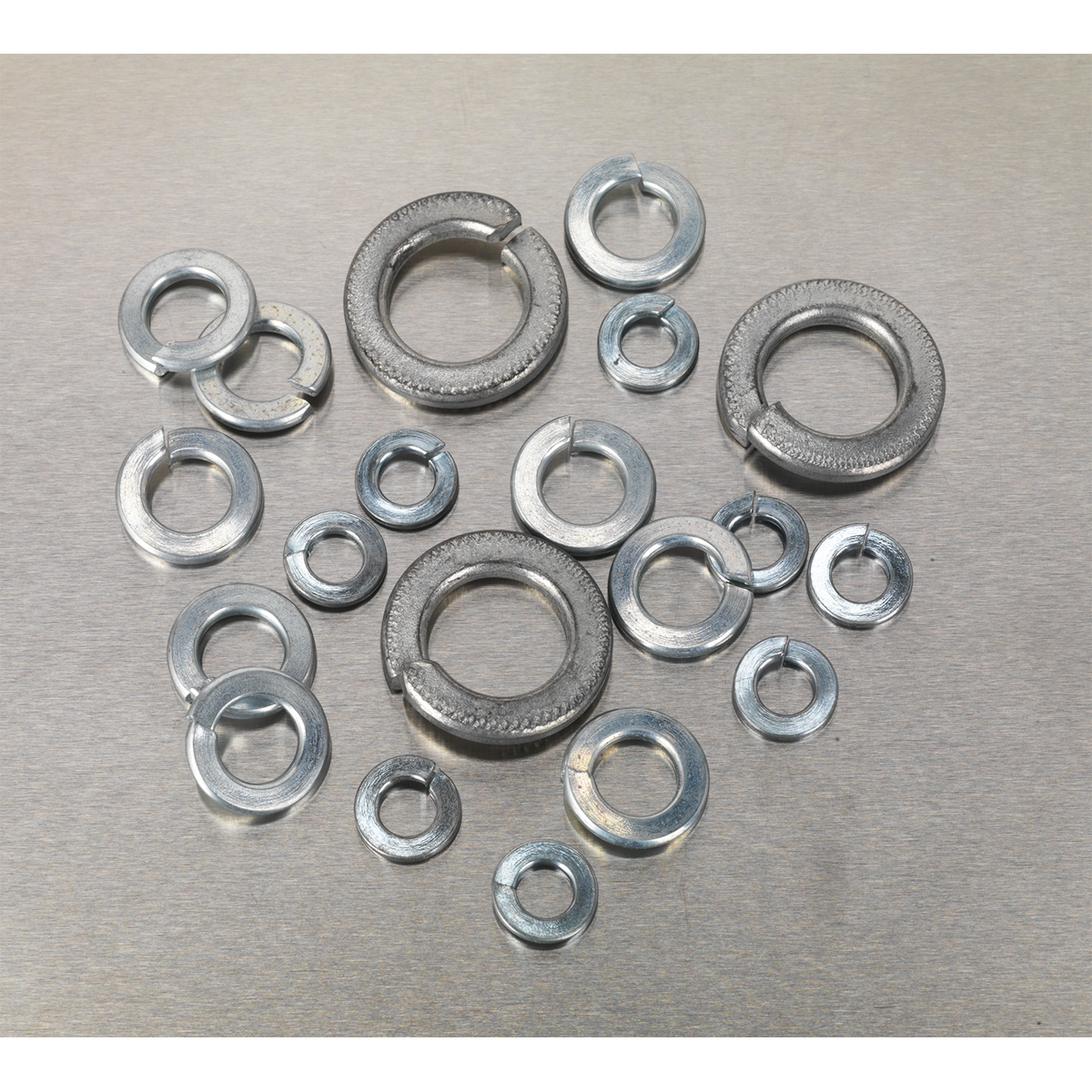 Sealey AB058SW Spring Washer Assortment 1010pc DIN 127B M6-M16 Metric Zinc