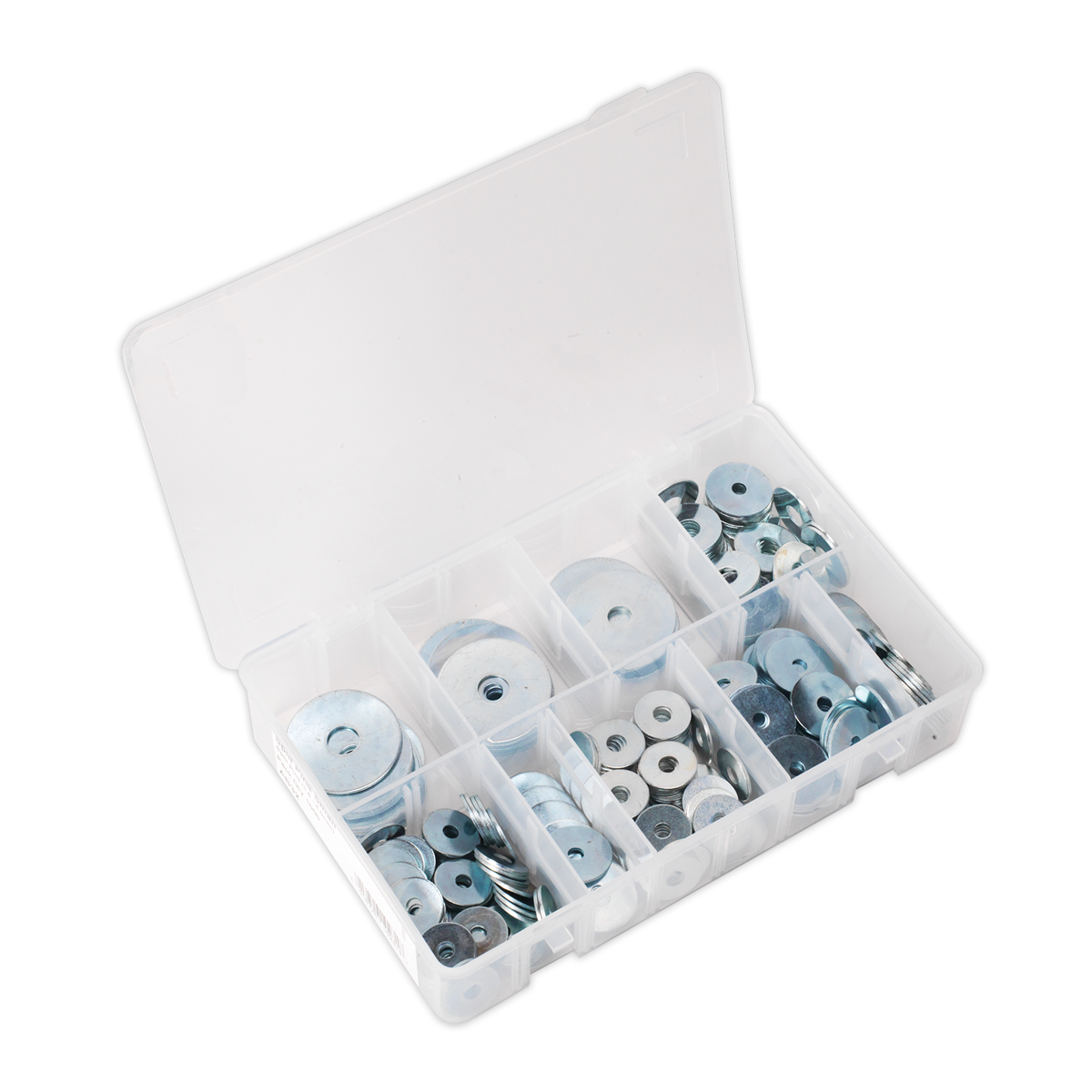 Sealey AB059RW Repair Washer Assortment 240pc M5-M10 Metric Zinc Plated