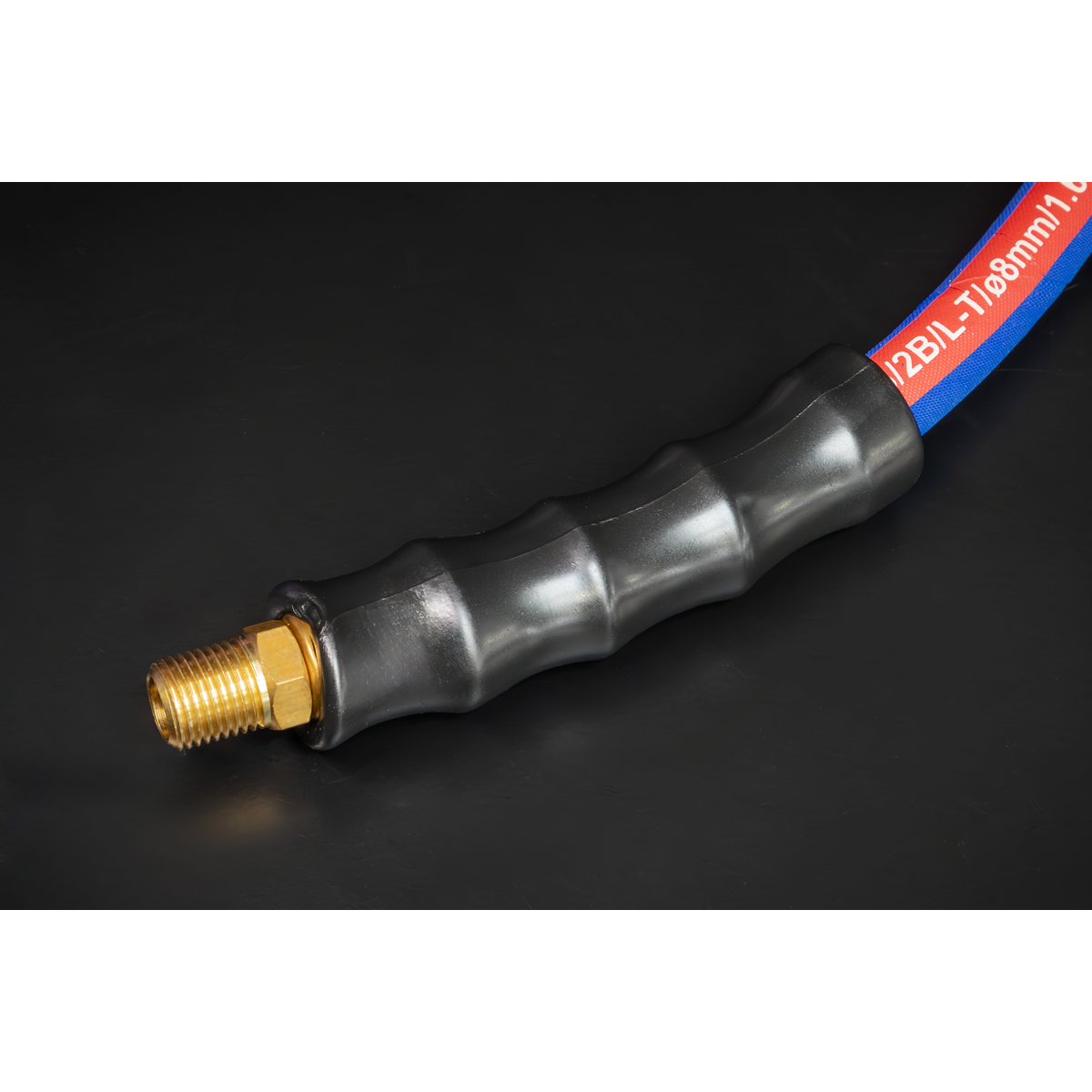 Sealey AH15R Extra-Heavy-Duty Air Hose with 1/4"BSP Unions with 15m x 8mm