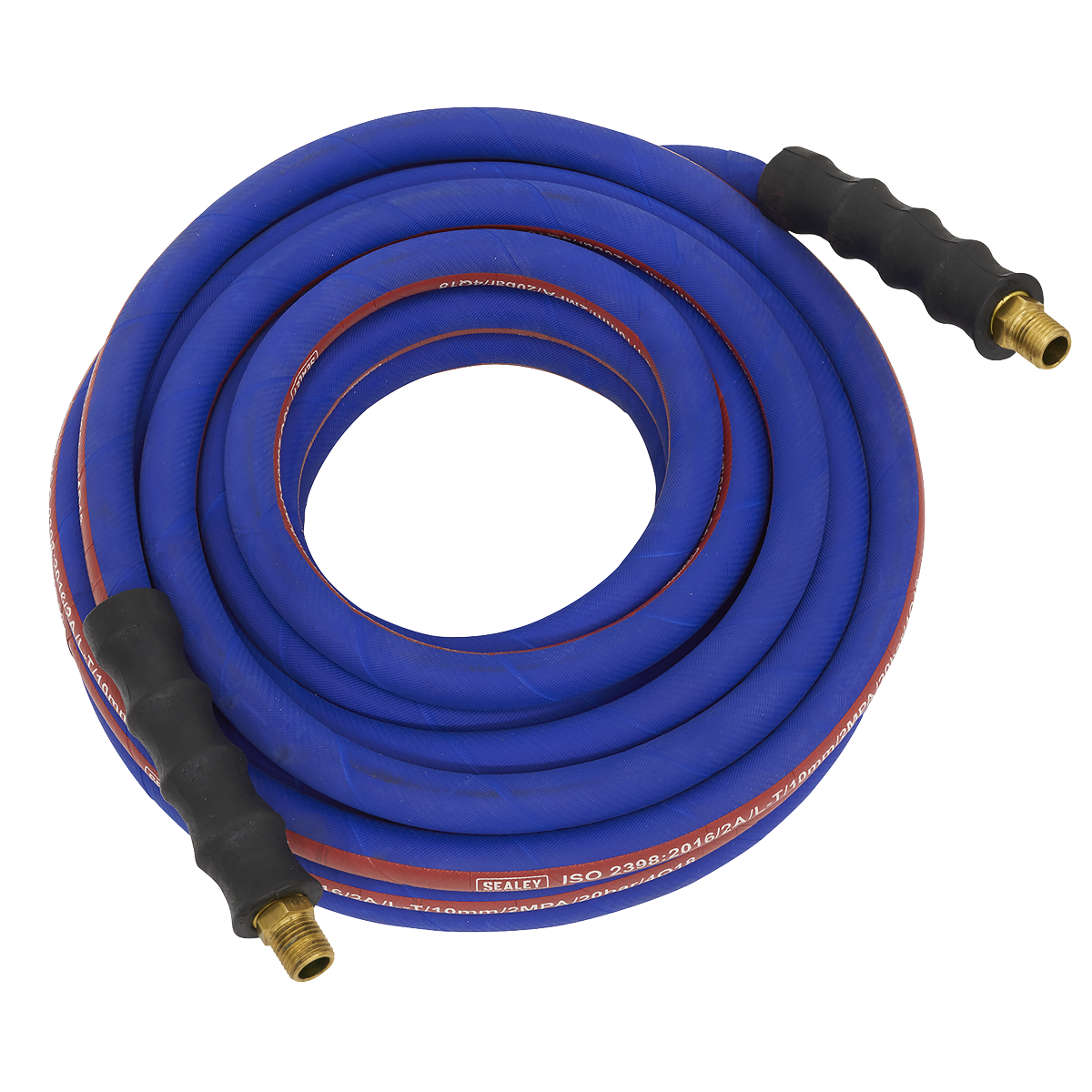 Sealey AH30R/38 Extra-Heavy-Duty Air Hose with 1/4"BSP Unions 30m x 10mm