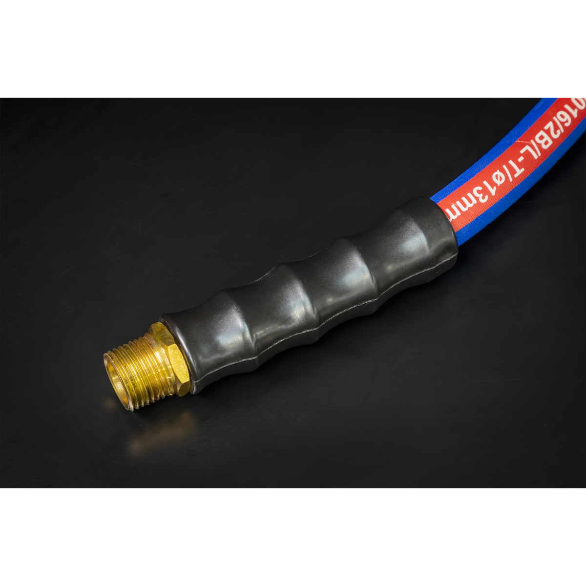 Sealey AH5R/12 Extra-Heavy-Duty Air Hose with 1/2"BSP Unions 5m x 13mm