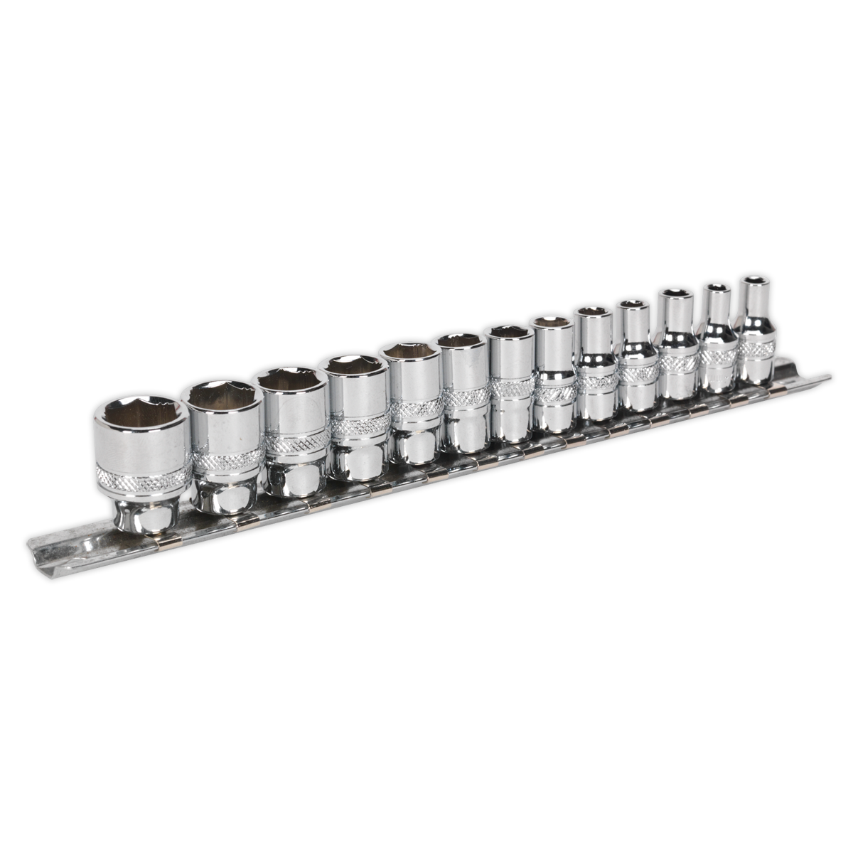 Sealey AK2746 Premier Lock-On™ Socket Set 1/4"Sq Drive 13pc