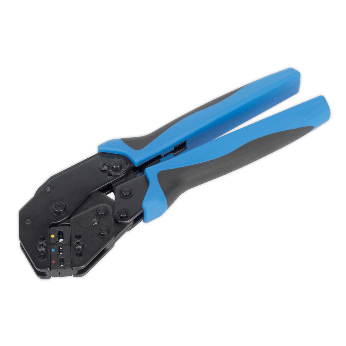 Sealey AK3863 Angled Head Ratchet Crimping Tool Insulated Terminals