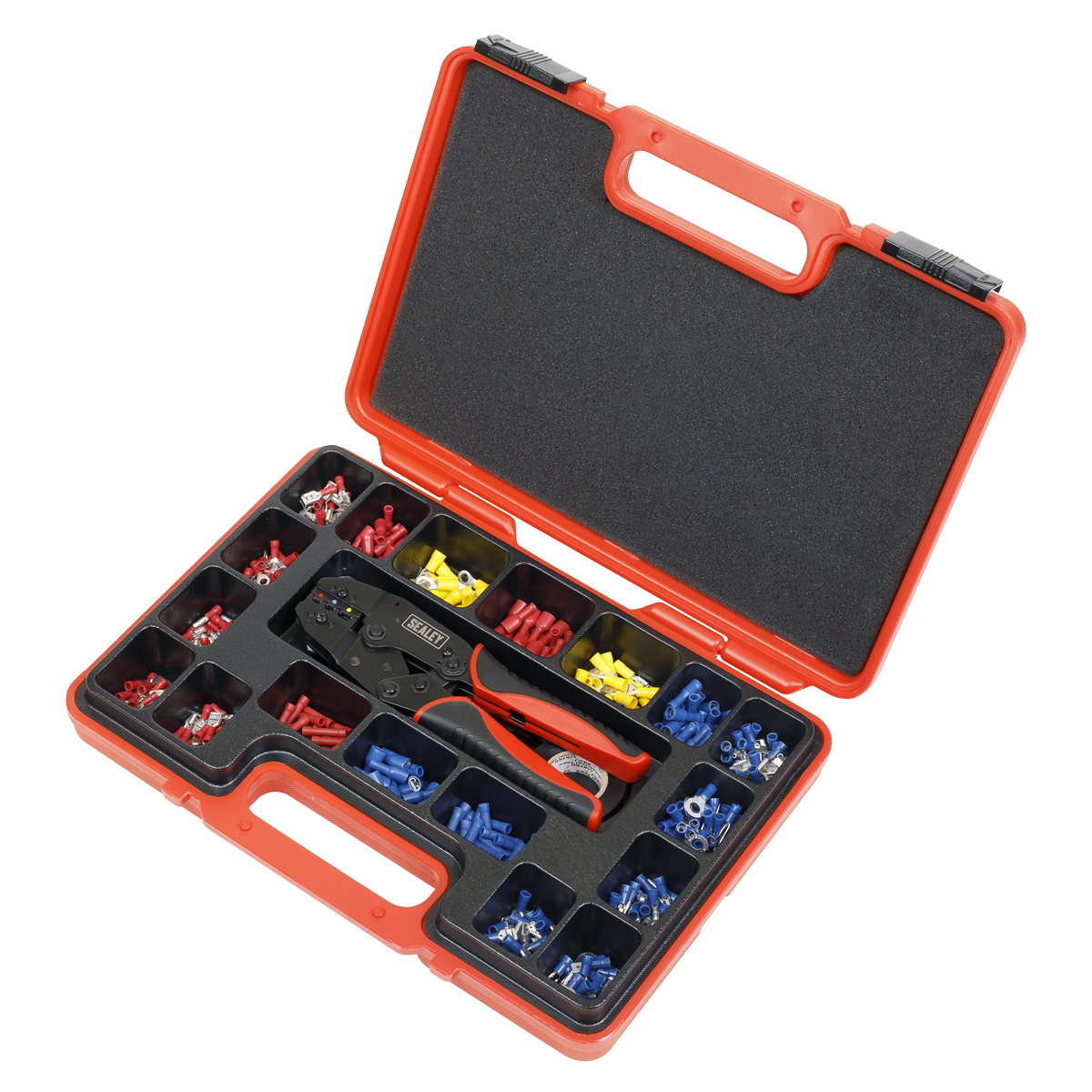 Sealey AK386 Ratchet Crimping Tool Kit 552pc