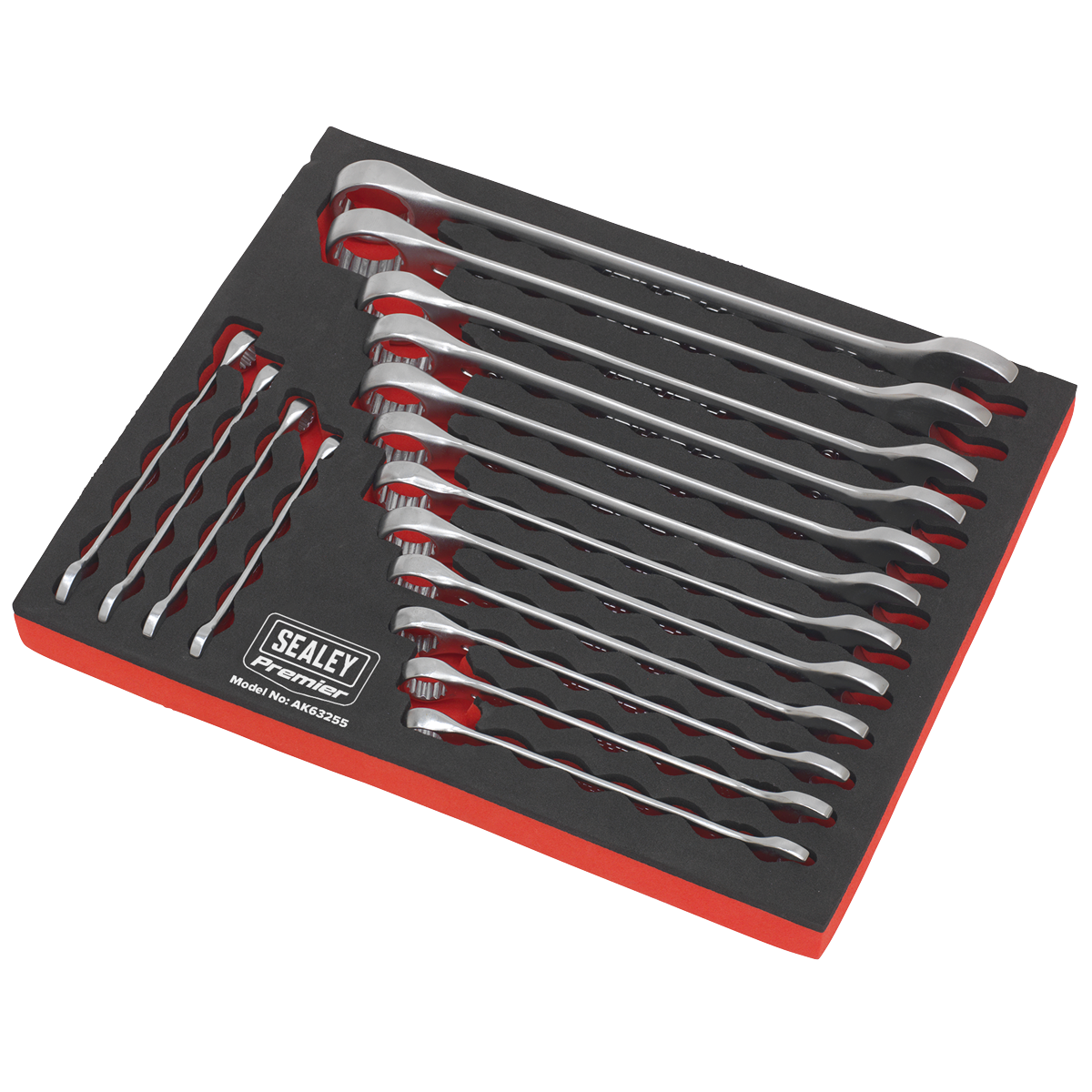 Sealey AK63255 Combination Spanner Set 16pc Metric