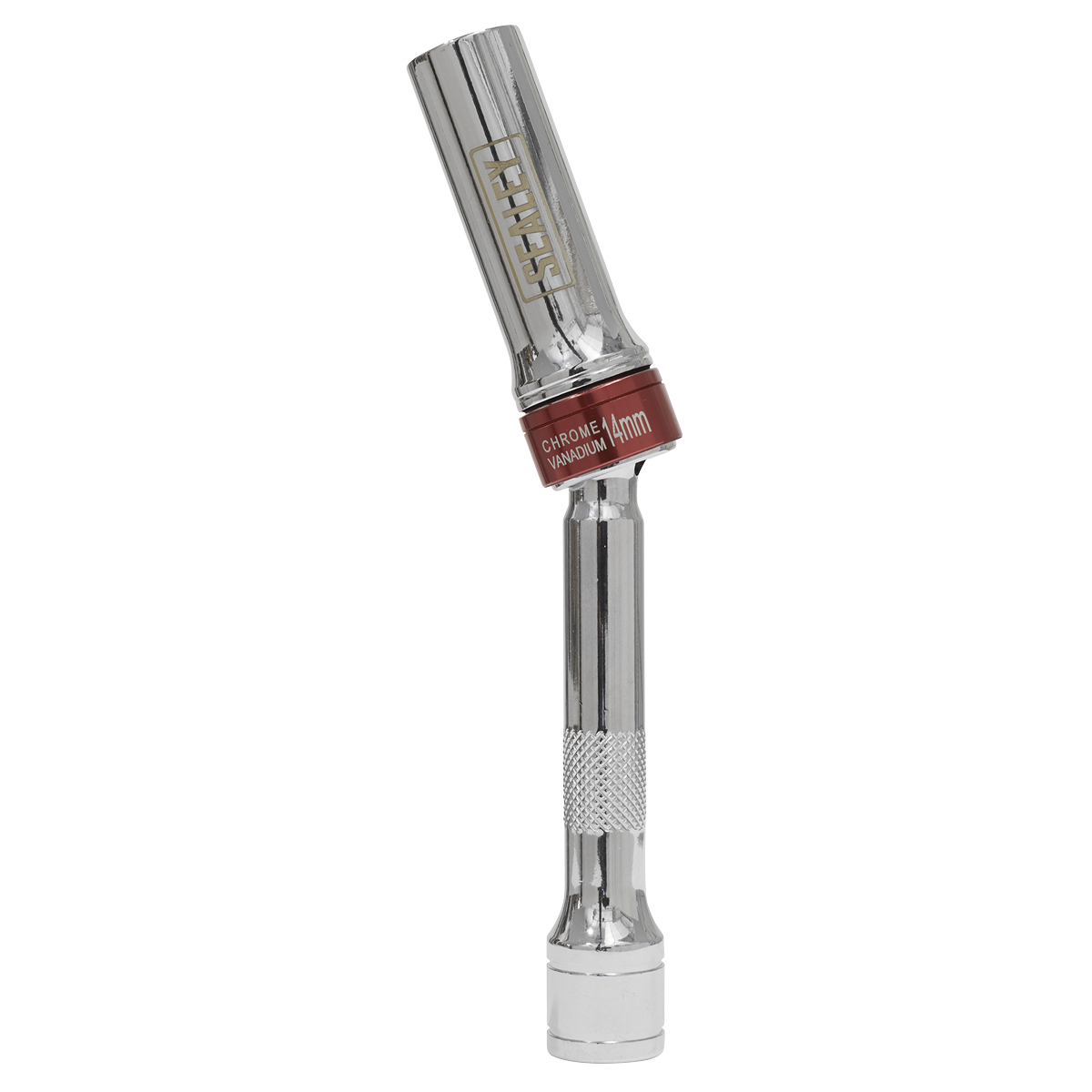 Sealey AK6570 Spark Plug Socket with Universal Joint 3/8"Sq Drive 12-Point 150 x 14mm
