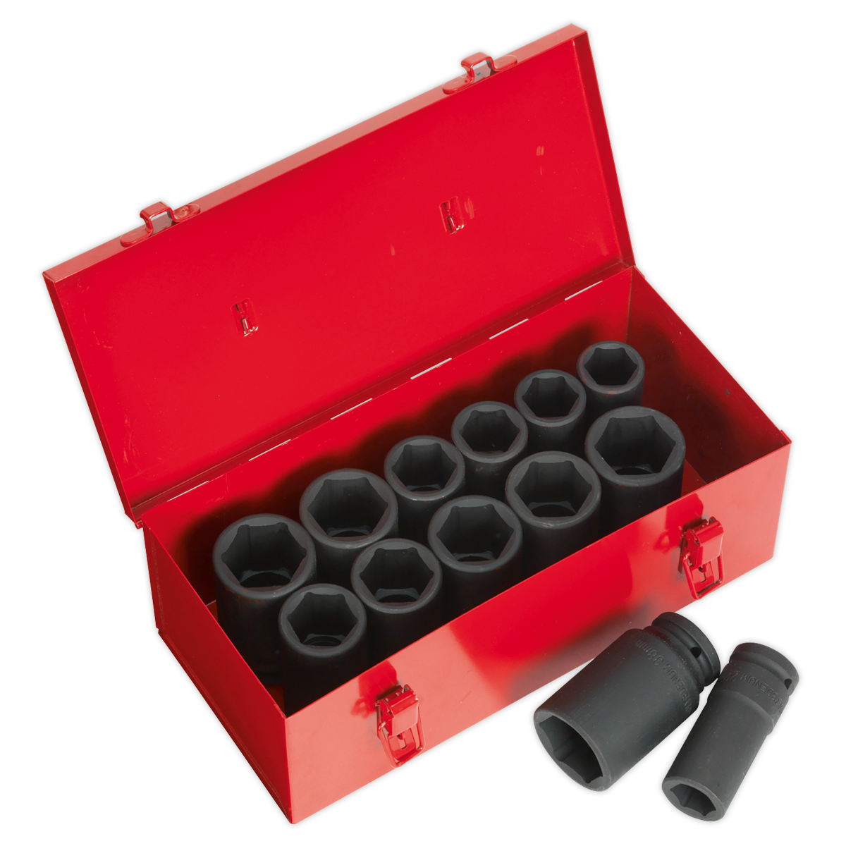 Sealey AK687 Premier Metric/Imperial Deep Impact Socket Set 3/4"Sq Drive 13pc