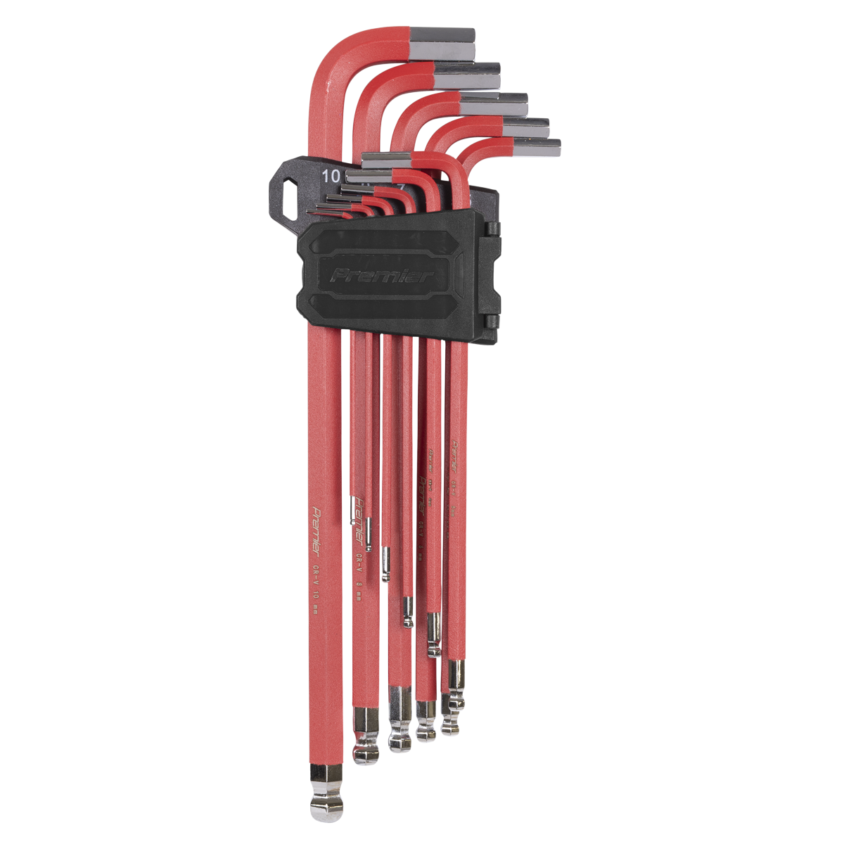 Sealey AK7164 Premier Extra-Long Ball-End Hex Key Set 11pc