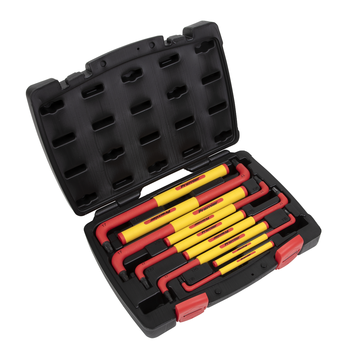 Sealey AK7178 Premier Extra-Long TRX-Star* Key Set 9pc - VDE Approved