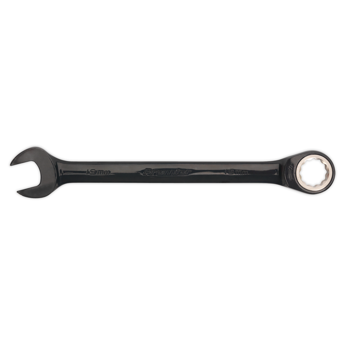 Sealey AK7978 Premier Black Combination Ratchet Spanner Set 7pc