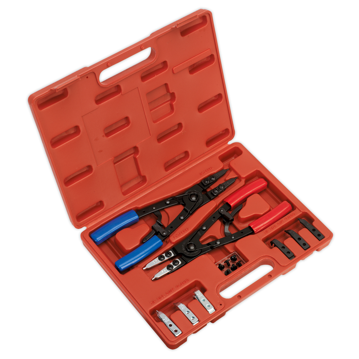 Sealey AK8500 Premier Heavy-Duty Circlip Pliers Set Internal/External 265mm