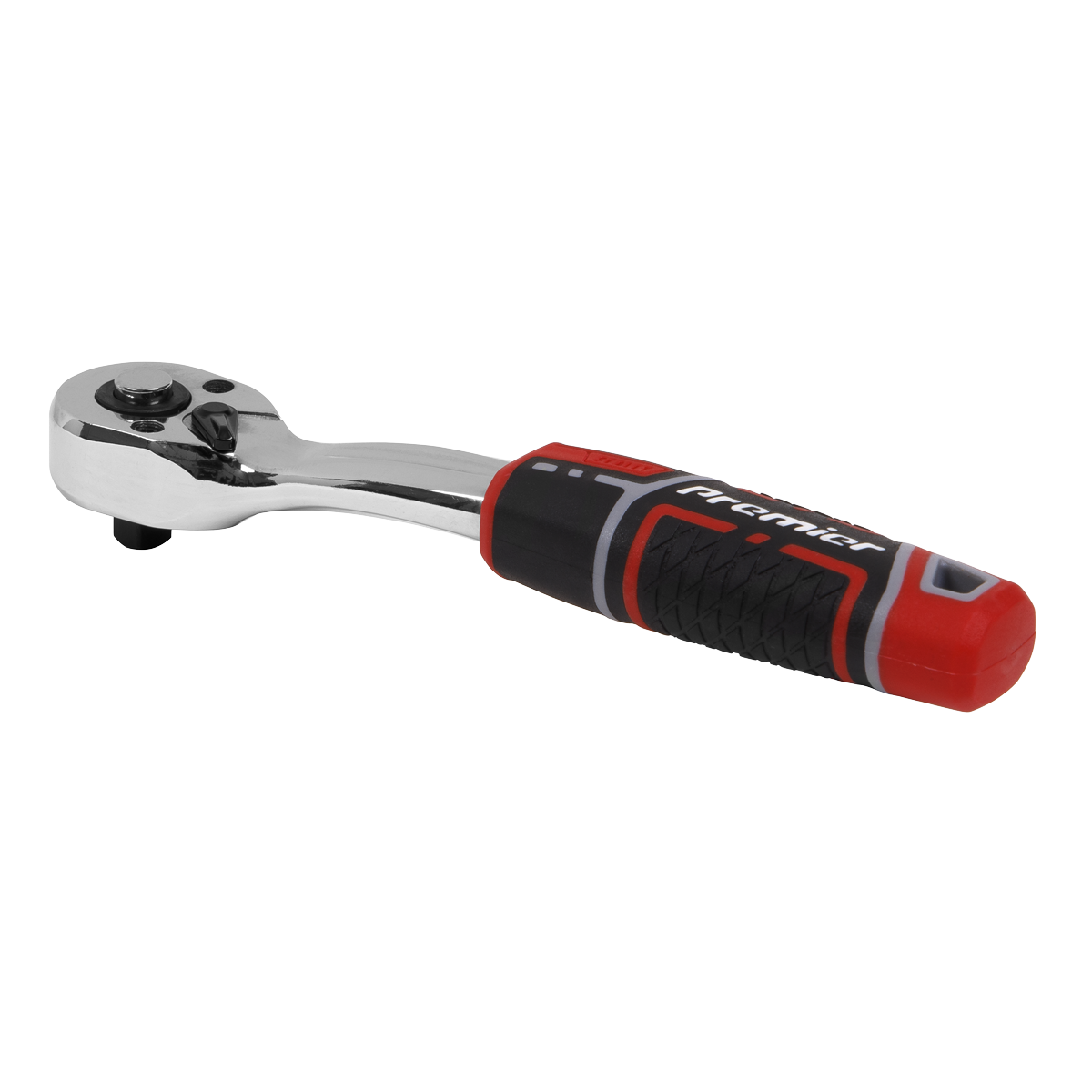 Sealey AK8937 Premier Offset Ratchet Wrench with Flip Reverse 1/4"Sq Drive