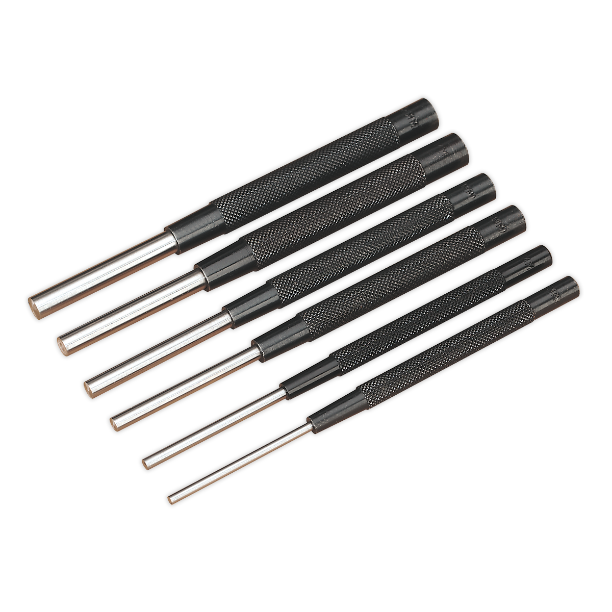 Sealey AK9123 Parallel Pin Punch Set 6pc