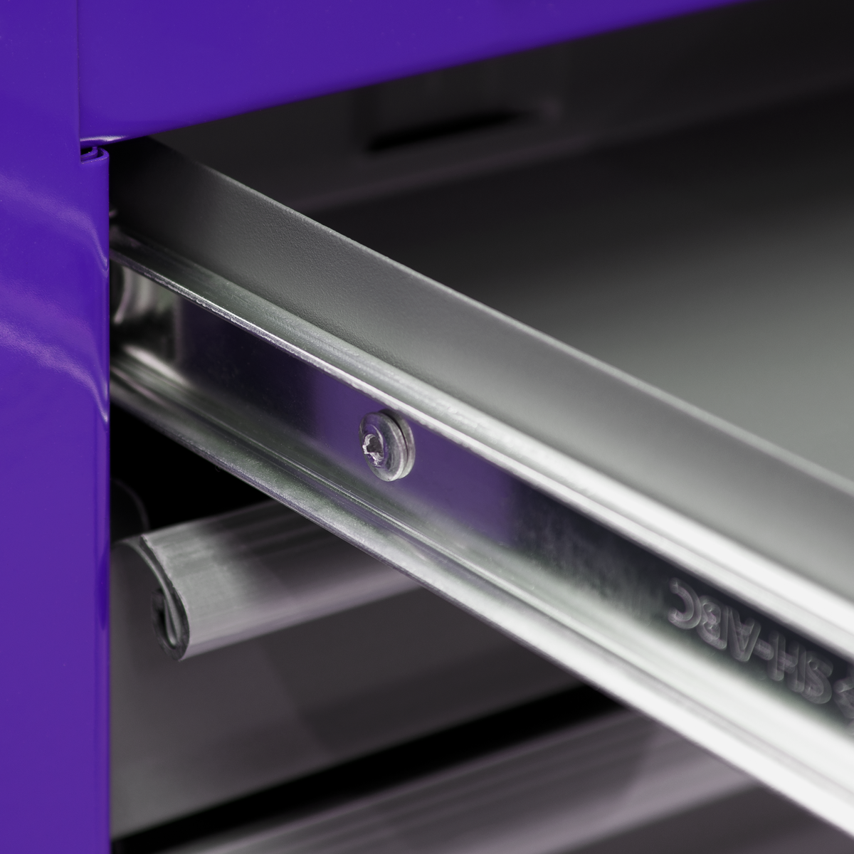 Sealey AP2200BBCPSTACK Topchest, Mid-Box & Rollcab 9 Drawer Stack - Purple