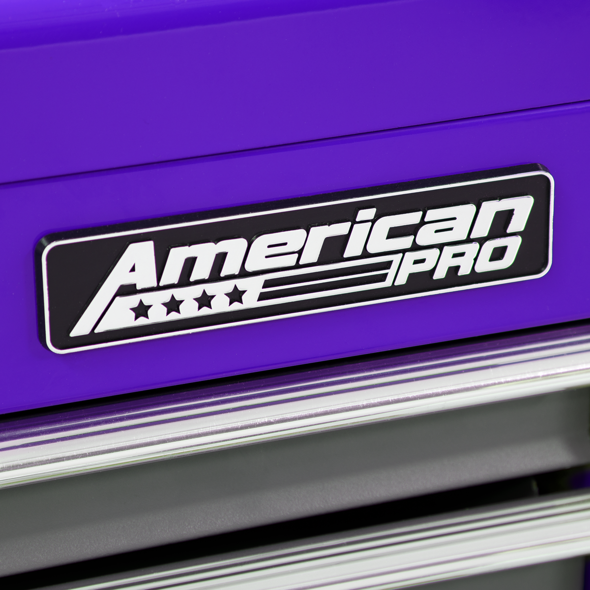 Sealey AP22309BBCP American PRO Mid-Box Tool Chest 3 Drawer - Purple/Grey