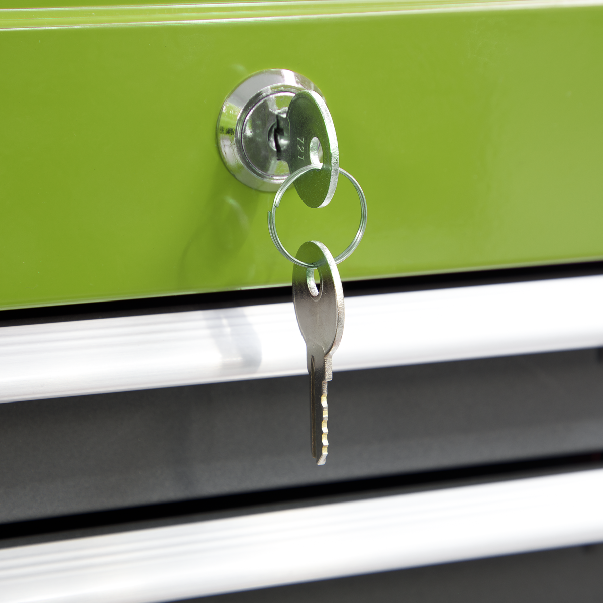 Sealey AP22309BBHV American PRO Mid-Box Tool Chest 3 Drawer - Green/Grey