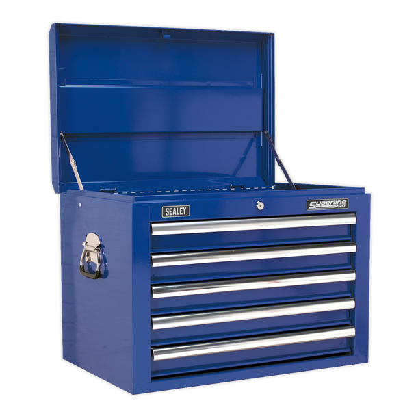 Sealey SPTCCOMBO1 Tool Chest Combination 14 Drawer with Ball Bearing Slides - Blue & 1179pc Tool Kit