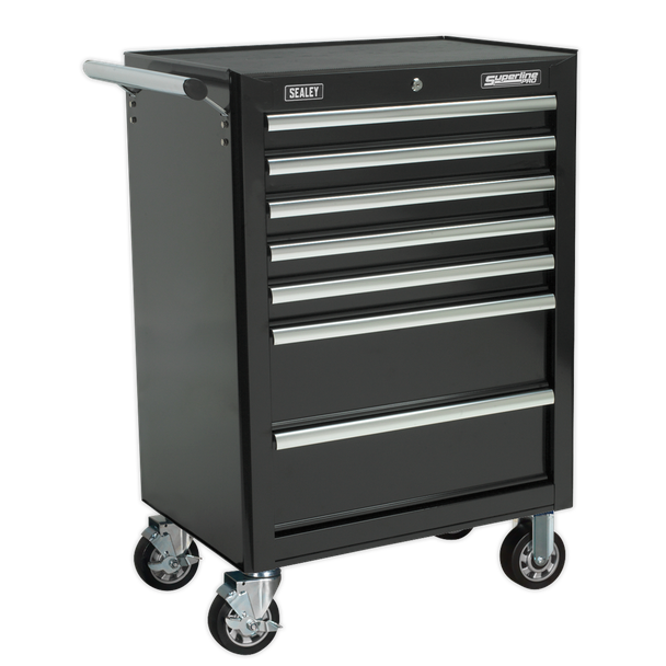 Sealey TBTPCOMBO2 Tool Chest Combination 14 Drawer with Ball-Bearing Slides - Black & 446pc Tool Kit