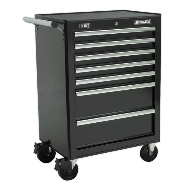 Sealey SPTCOMBO2 Tool Chest Combination 14 Drawer with Ball Bearing Slides - Black & 1179pc Tool Kit