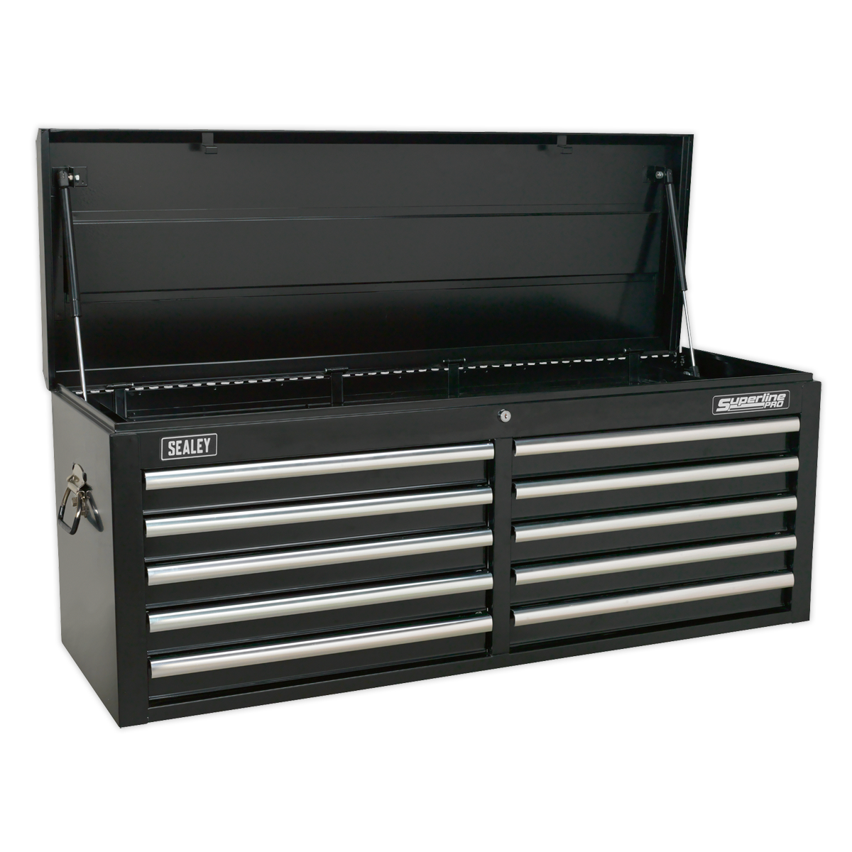 Sealey TBTPBCOMBO4 Tool Chest Combination 23 Drawer with Ball Bearing Slides - Black with 446pc Tool Kit