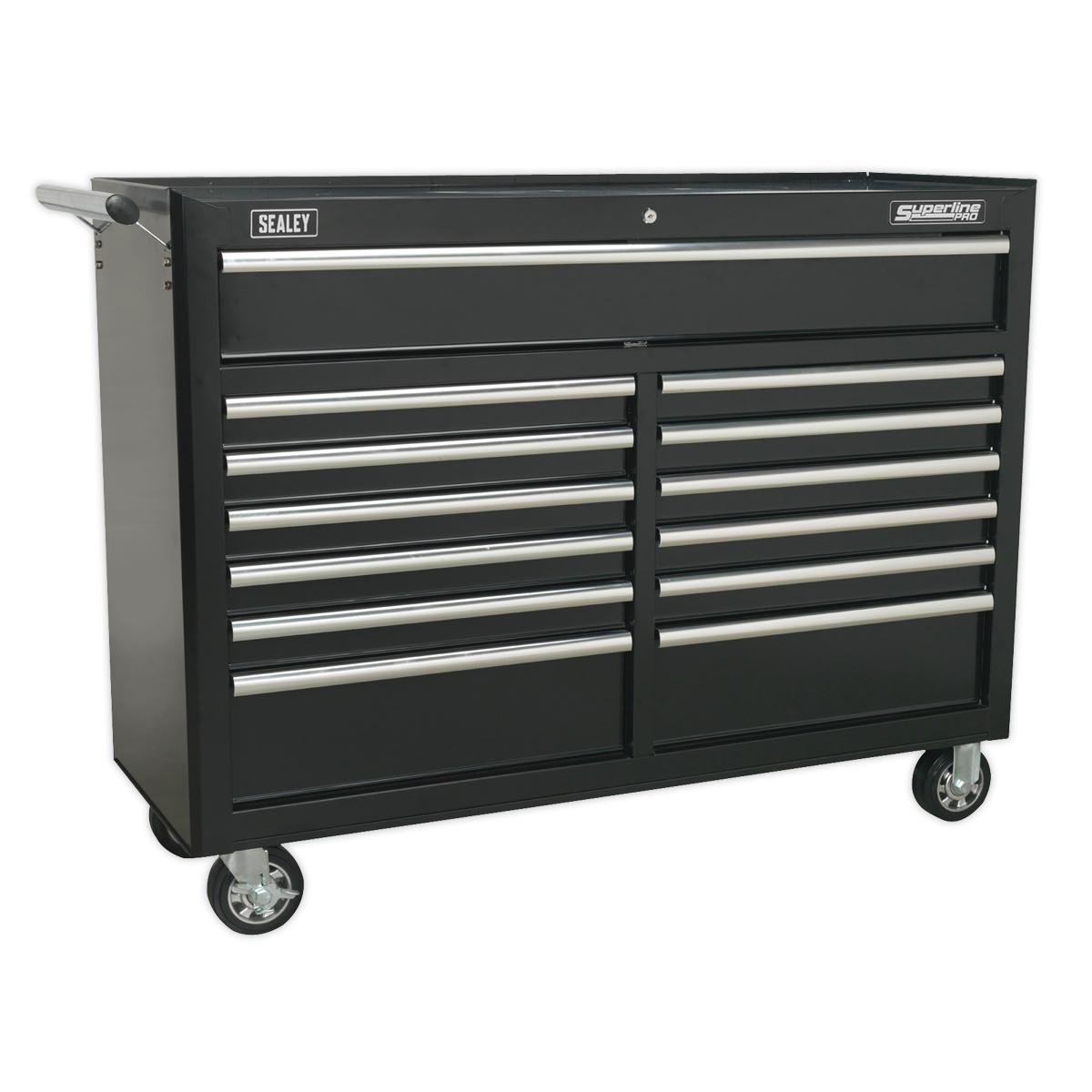 Sealey TBTPBCOMBO4 Tool Chest Combination 23 Drawer with Ball Bearing Slides - Black with 446pc Tool Kit