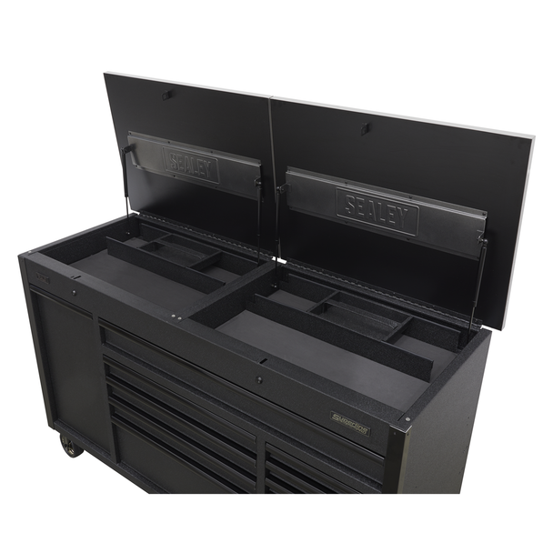 Sealey AP6310BE Superline PRO Mobile Tool Cabinet with Power Tool Charging Drawer 1600mm