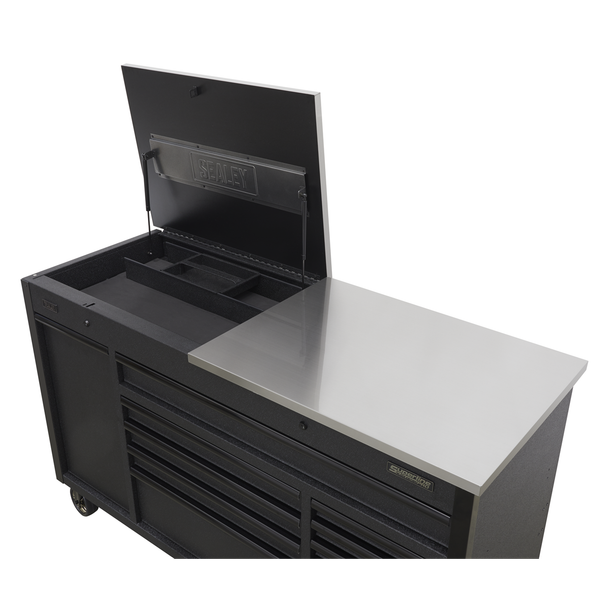 Sealey AP6310BE Superline PRO Mobile Tool Cabinet with Power Tool Charging Drawer 1600mm