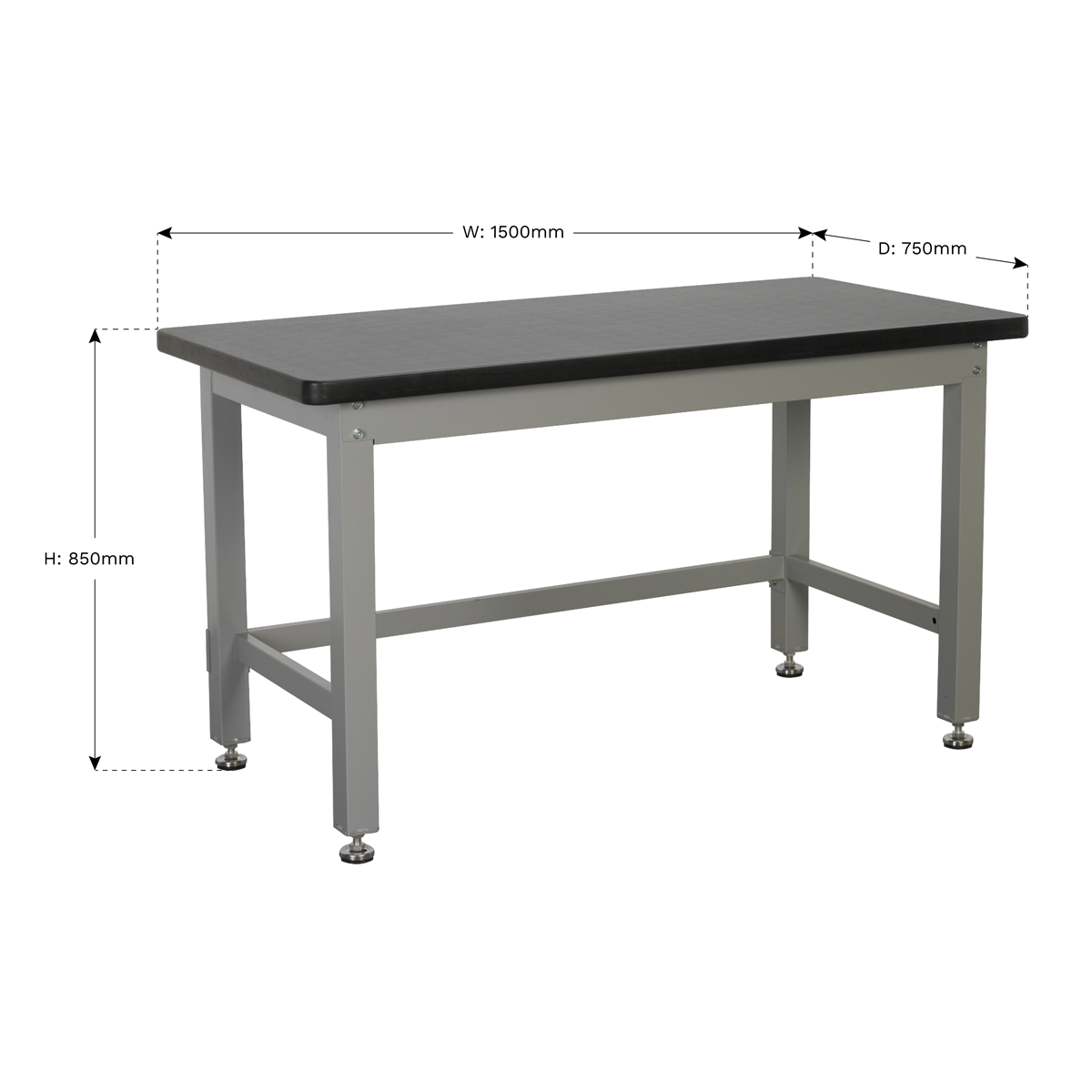 Sealey API1500 Workbench Steel Industrial 1.5m