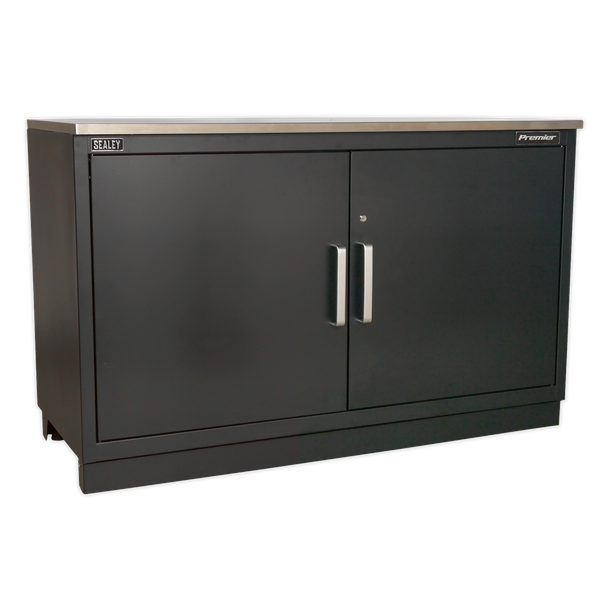Sealey APMSSTEEL Premier 5.6m Storage System - Stainless Worktop