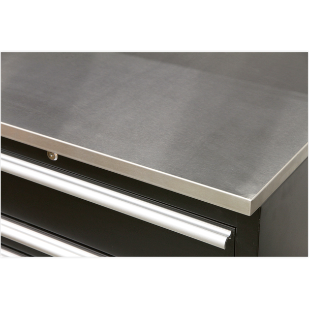 Sealey APMSCOMBO4SS Premier 2.3m Storage System - Stainless Worktop