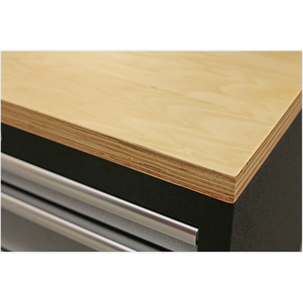 Sealey APMSSTACK16W Modular Storage System Combo - Pressed Wood Worktop