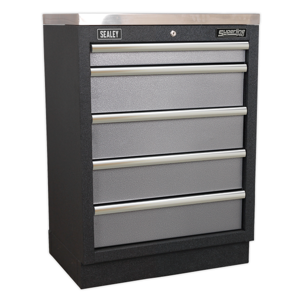 Sealey APMSSTACK02W Superline Pro 2.0m Storage System - Wood Worktop