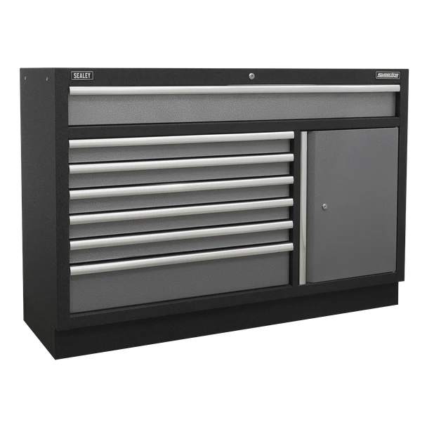 Sealey APMSSTACK09W Superline Pro 1.96m Storage System - Pressed Wood Worktop