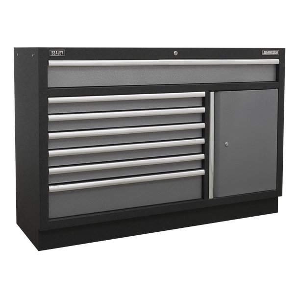 Sealey APMSSTACK13SS Superline Pro 3.24m Storage System - Stainless Steel Worktop