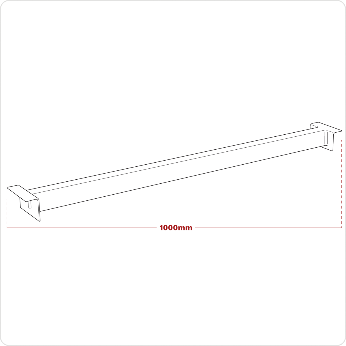 Sealey APR/CPS1002 Shelving Panel Support 1000mm