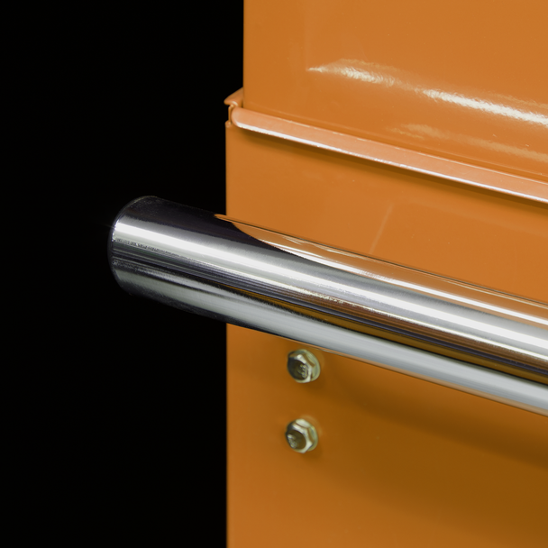 Sealey APSTACKTO Topchest, Mid-Box & Rollcab Combination 14 Drawer with Ball Bearing Slides - Orange