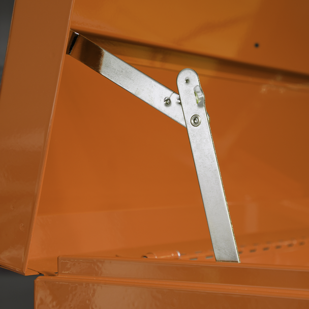 Sealey APSTACKTO Topchest, Mid-Box & Rollcab Combination 14 Drawer with Ball Bearing Slides - Orange