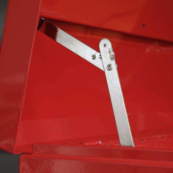 Sealey APSTACKTR Topchest, Mid-Box & Rollcab Combination 14 Drawer with Ball Bearing Slides - Red