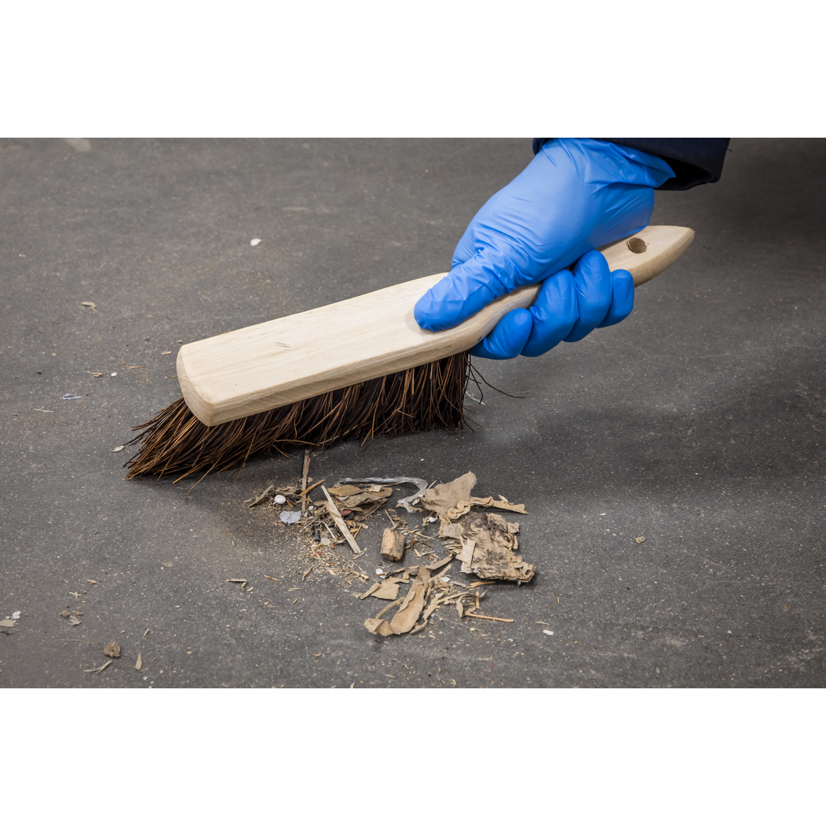 Sealey BM25H Hard Bristle Hand Brush 11"(280mm)