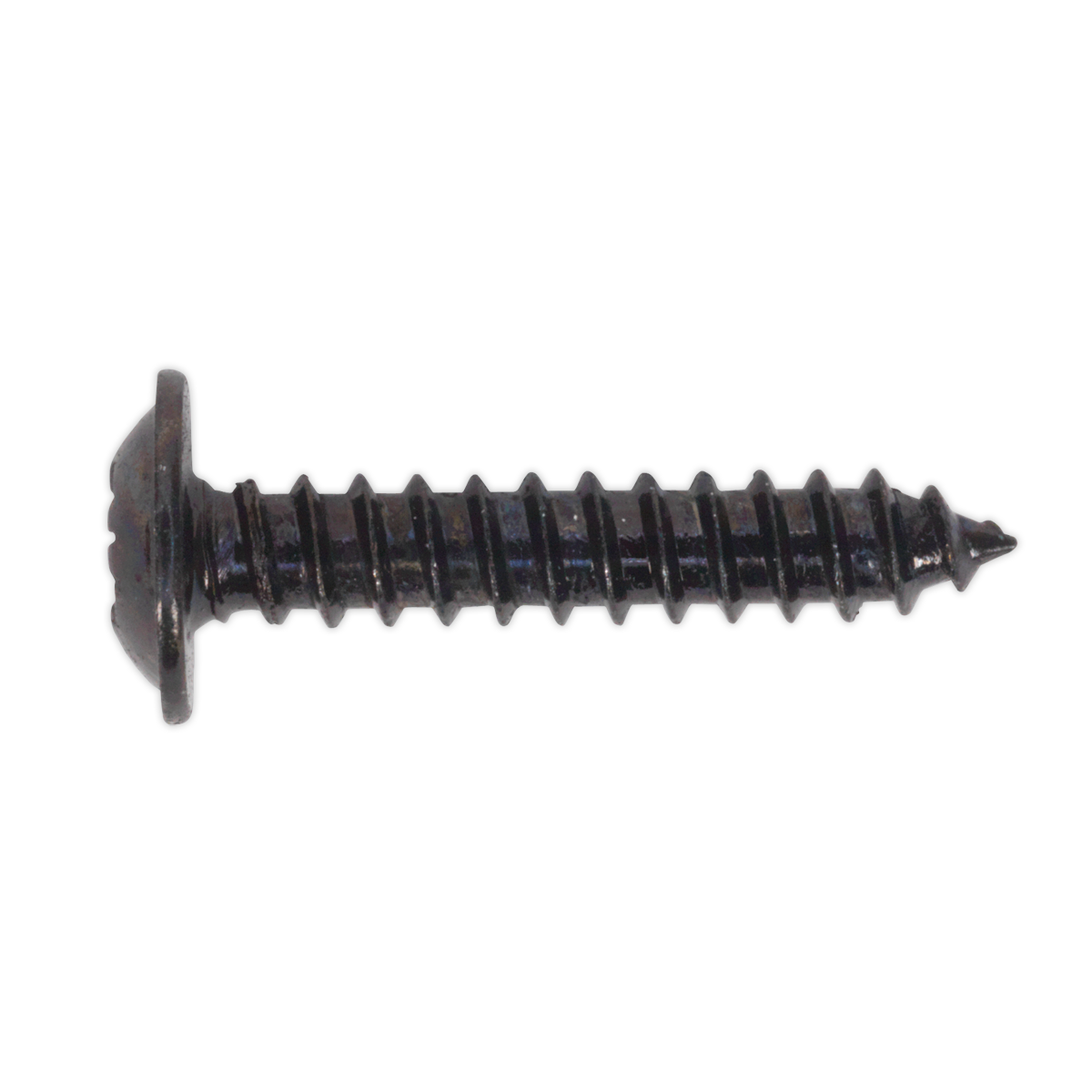 Sealey BST3519 Self Tapping Screw 3.5 x 19mm Flanged Head Black Pozi Pack of 100