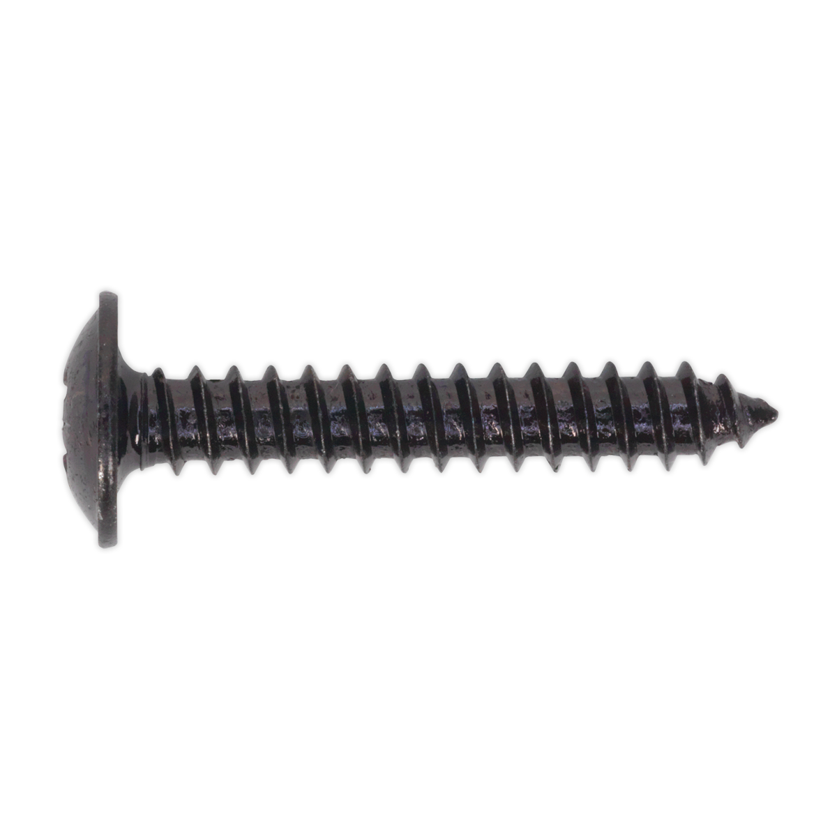 Sealey BST4225 Self Tapping Screw 4.2 x 25mm Flanged Head Black Pozi Pack of 100