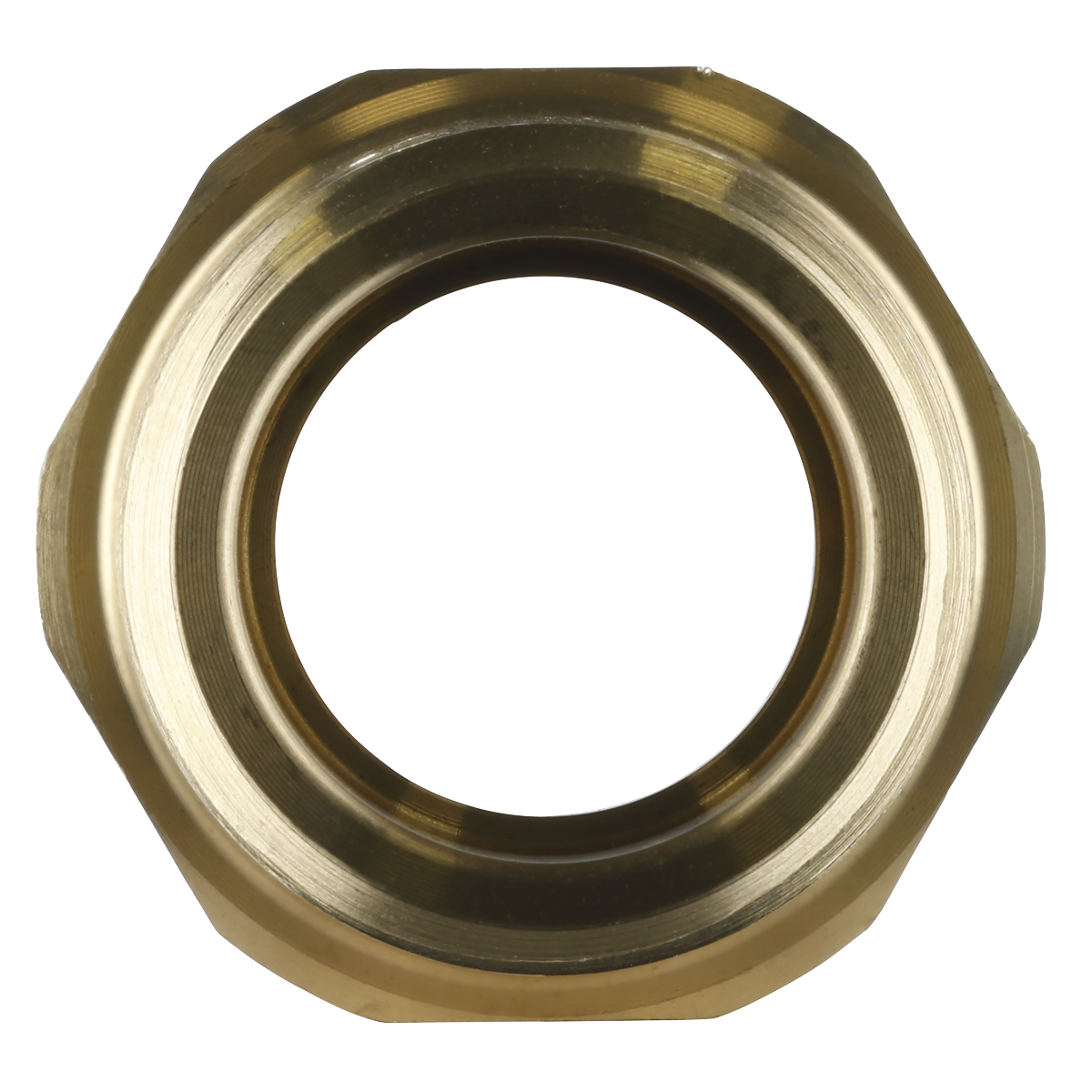 Sealey CAS15BSA Straight Adaptor 15mm x 1/2"BSPT Brass (John Guest Speedfit® - MM011504N)