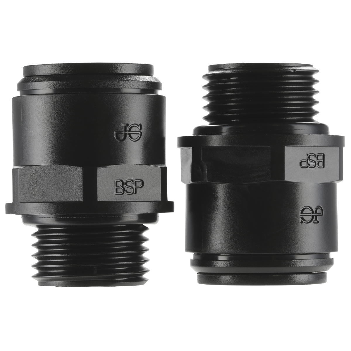 Sealey CAS15SA Straight Adaptor 15mm 1/2"BSP Pack of 2 (John Guest Speedfit® - PM011514E)