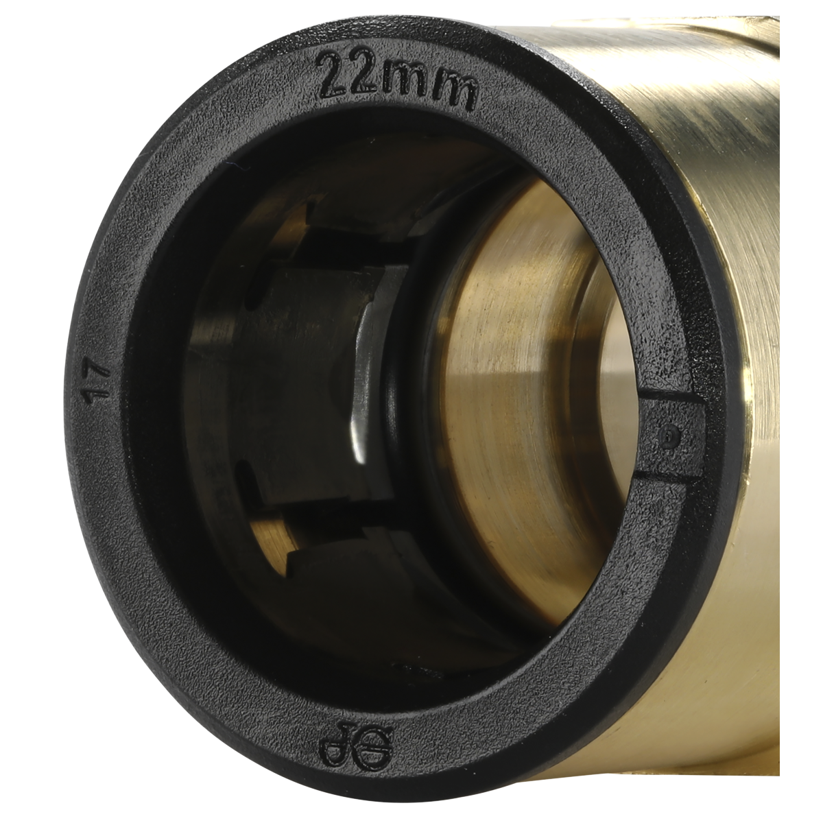 Sealey CAS22BSA Straight Adaptor 22mm x 3/4"BSPT Brass (John Guest Speedfit® - MM012206N)