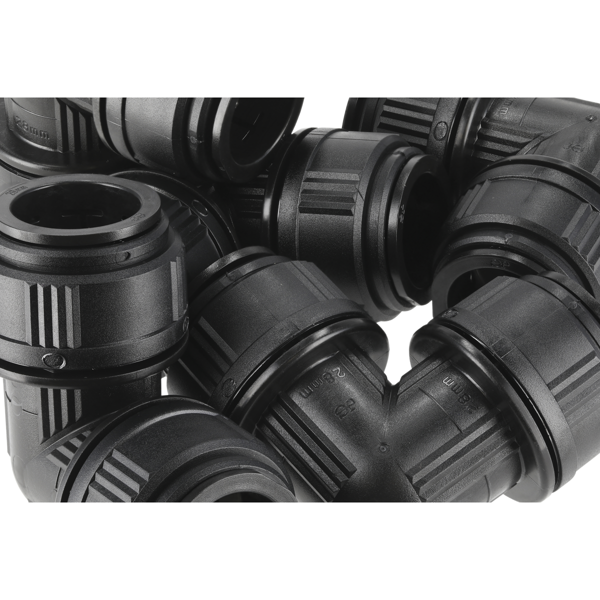 Sealey CAS28EE Equal Elbow 28mm Pack of 5 (John Guest Speedfit® - PM0328E)